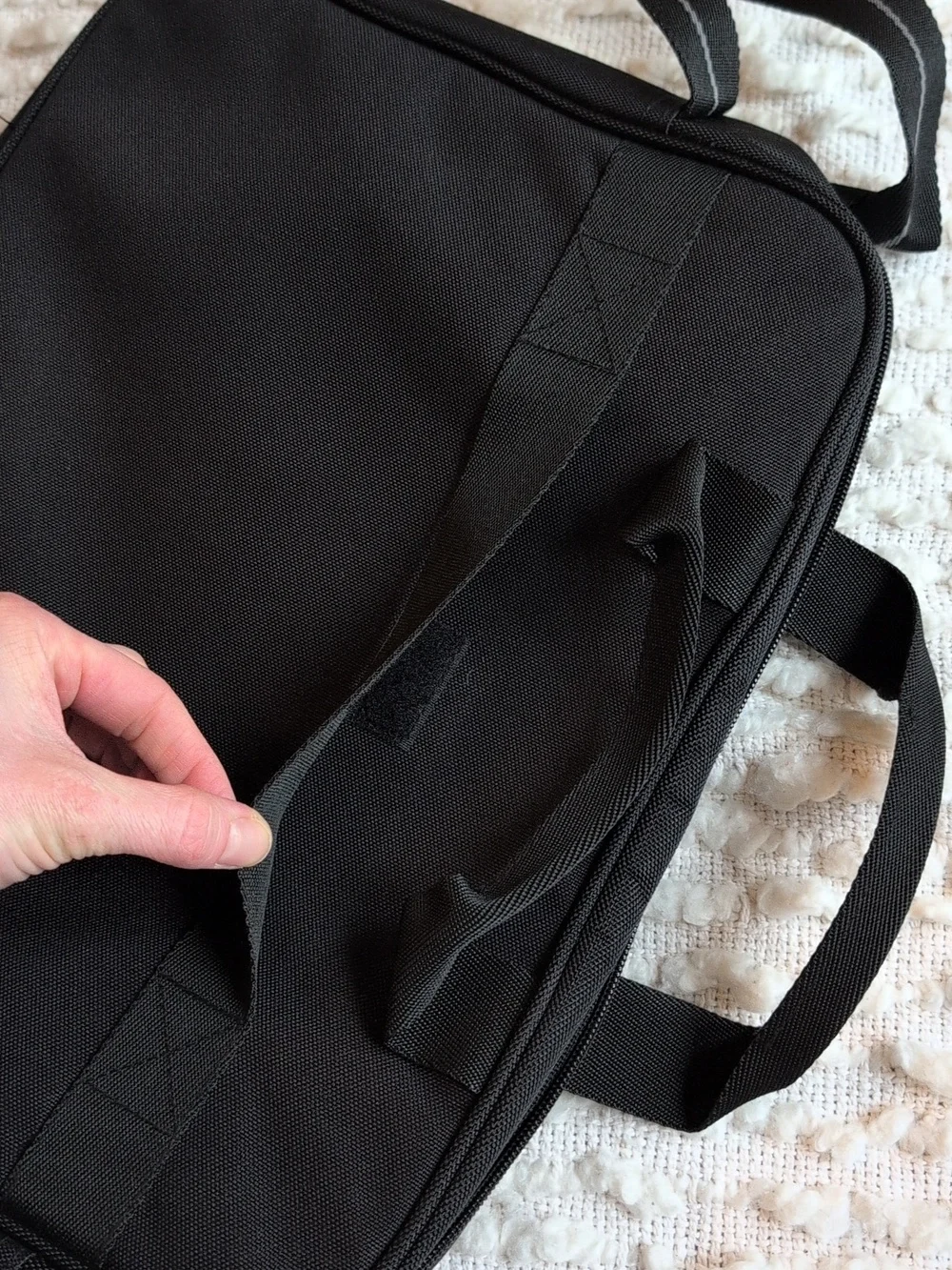 Solo Checkpoint Multi Compartment Travel Nylon Black Slim Briefcase Trolley